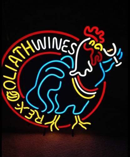 Rex Goliath Wines Neon Sign
